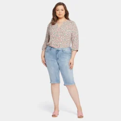 Bike Capri Jeans In Plus Size - Afterglow -Nydj Apparel Shop WATKCP8200 AFTRG DPA