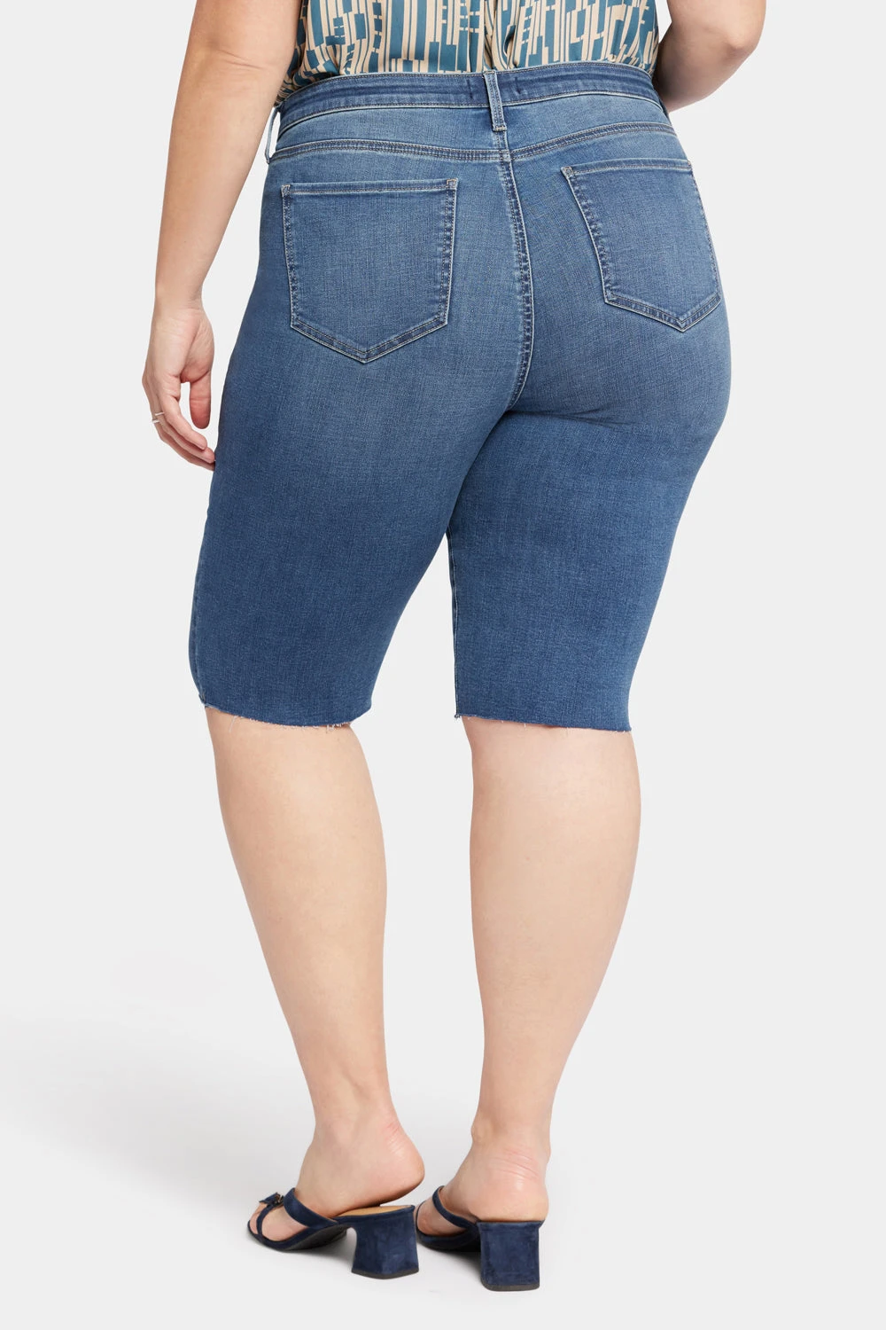Bike Capri Jeans In Plus Size - Awakening 2 Bike Capri Jeans In Plus Size - Awakening - Image 2