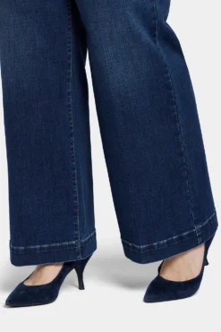 Teresa Wide Leg Jeans In Plus Size - Cambridge -Nydj Apparel Shop WATKKT8881 CMBRD 6