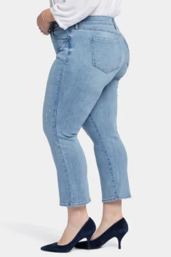 Marilyn Straight Ankle Jeans In Plus Size - Lakefront -Nydj Apparel Shop WATKMA2512 LKFNT 3