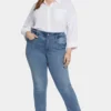 Marilyn Straight Jeans In Plus Size - Paddington