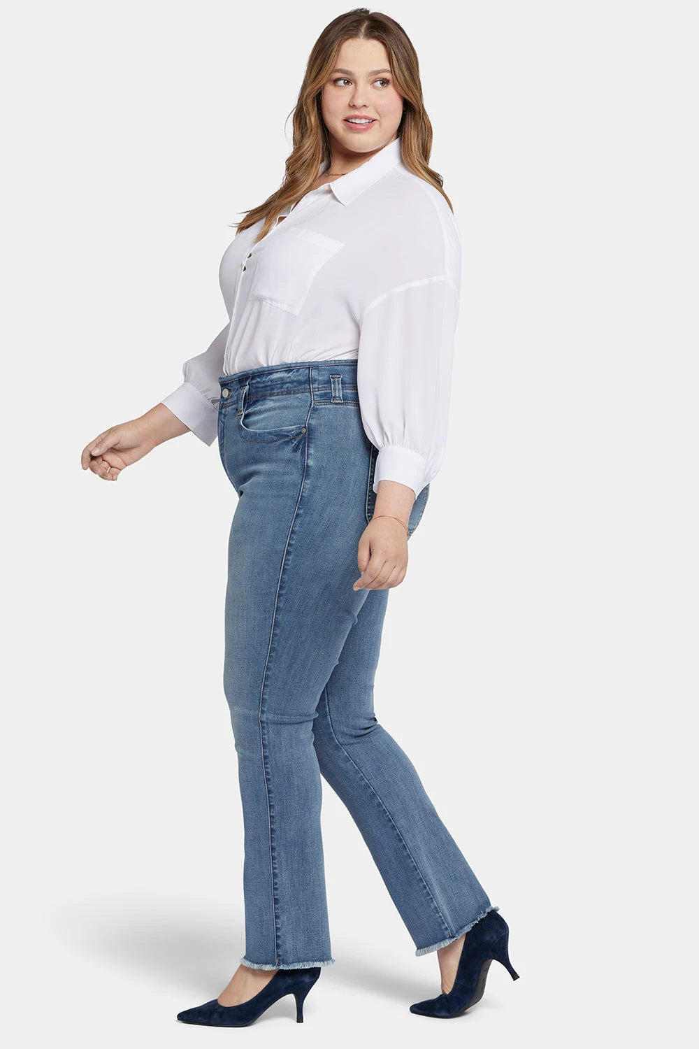 Marilyn Straight Jeans In Plus Size - Paddington 5 Marilyn Straight Jeans In Plus Size - Paddington - Image 5