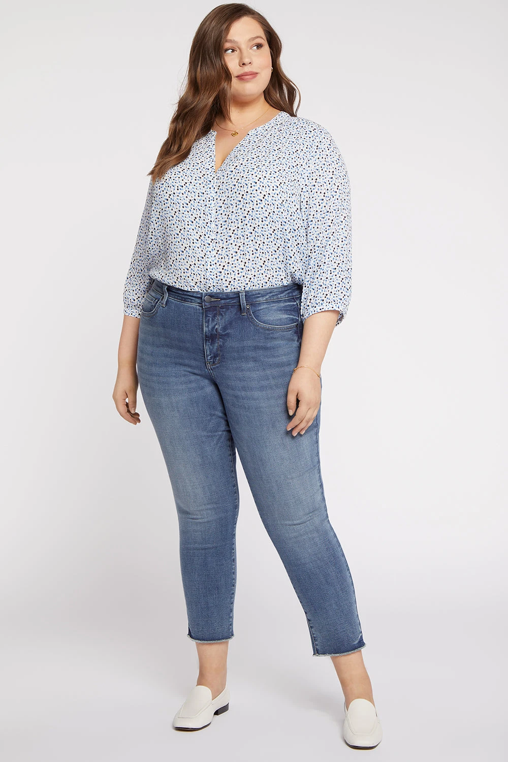 Sheri Slim Ankle Jeans In Plus Size - Rockie 4 Sheri Slim Ankle Jeans In Plus Size - Rockie - Image 4