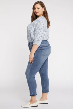 Sheri Slim Ankle Jeans In Plus Size - Rockie 12 Sheri Slim Ankle Jeans In Plus Size - Rockie -Nydj Apparel Shop WATKSA8014 ROCKI 6