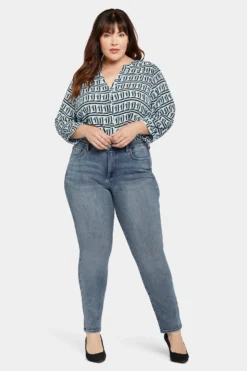 Sheri Slim Jeans In Plus Size - Playlist -Nydj Apparel Shop WATKSS2336 PLST 4