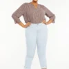 Margot Girlfriend Pants In Plus Size - Arctic Ice