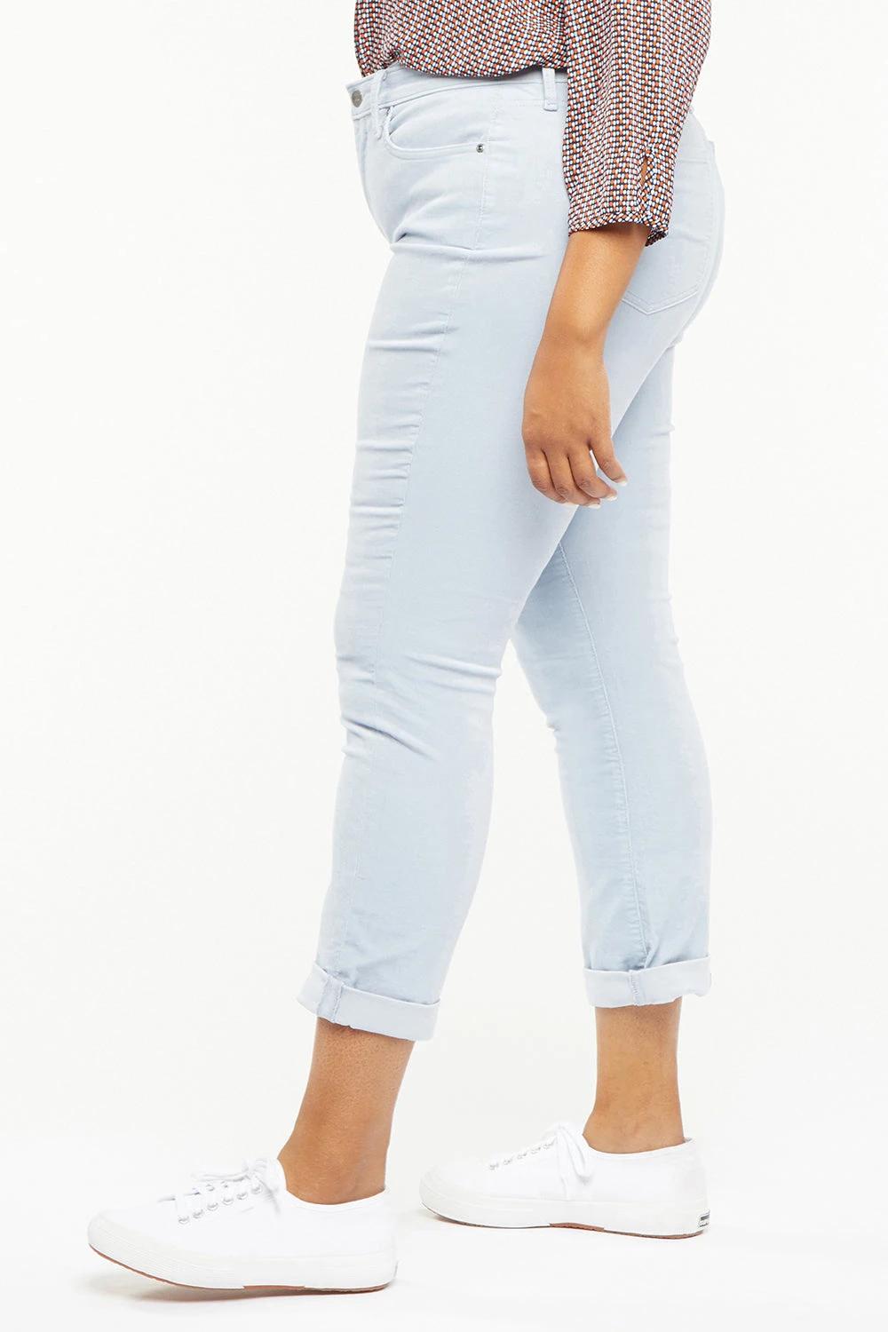 Margot Girlfriend Pants In Plus Size - Arctic Ice 3 Margot Girlfriend Pants In Plus Size - Arctic Ice - Image 3