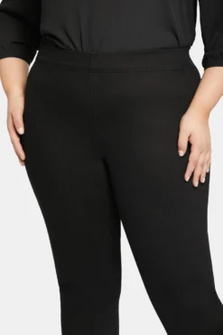 Skinny Ankle Pull-on Jeans In Plus Size - Black 12 Skinny Ankle Pull-on Jeans In Plus Size - Black -Nydj Apparel Shop WBDMPA2405 858 6
