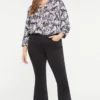 Ava Flared Ankle Jeans In Plus Size - Trinity