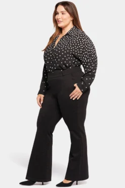 Pull-On Flared Trouser Pants In Plus Size - Black -Nydj Apparel Shop WCPP8543 858 5 d1ec5572 cd85 4869 b7ee fe4164ebe546