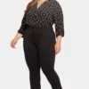 Classic Trouser Pants In Plus Size - Black