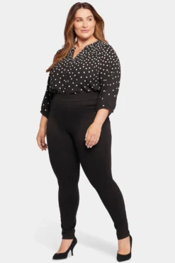 Modern Legging Pants In Plus Size - Black 9 Modern Legging Pants In Plus Size - Black -Nydj Apparel Shop WCPP8787 858 4