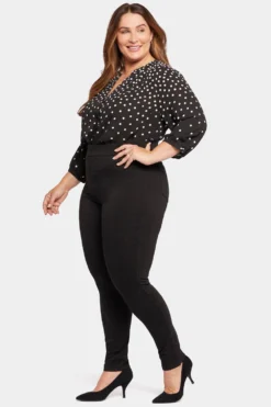 Modern Legging Pants In Plus Size - Black 10 Modern Legging Pants In Plus Size - Black -Nydj Apparel Shop WCPP8787 858 5