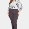 Modern Legging Pants In Plus Size - Cordovan