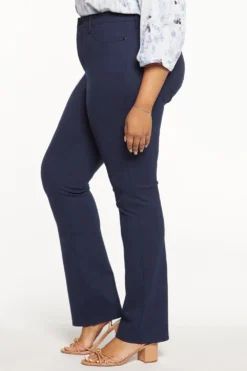 Marilyn Straight Pants In Plus Size - Oxford Navy -Nydj Apparel Shop WCPPMS2299 OXNV 3