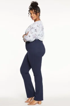 Marilyn Straight Pants In Plus Size - Oxford Navy -Nydj Apparel Shop WCPPMS2299 OXNV 6