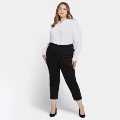Margot Girlfriend Jeans In Plus Size - Black -Nydj Apparel Shop WCWD8215 858 DPA