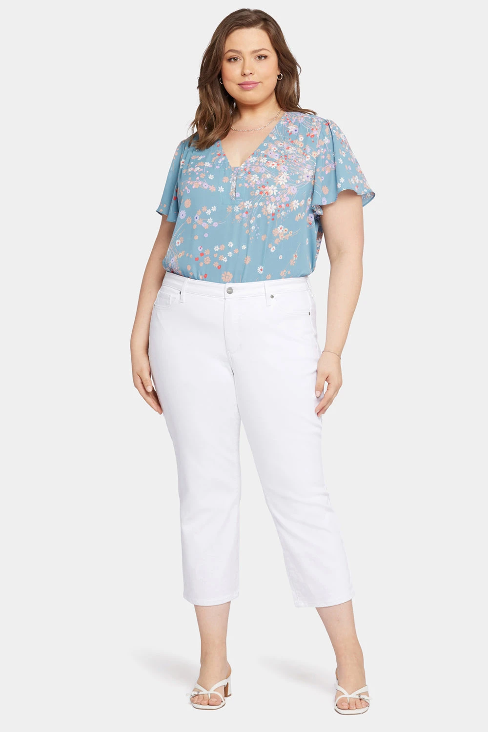 Relaxed Piper Crop Jeans In Plus Size - Optic White 1 Relaxed Piper Crop Jeans In Plus Size - Optic White