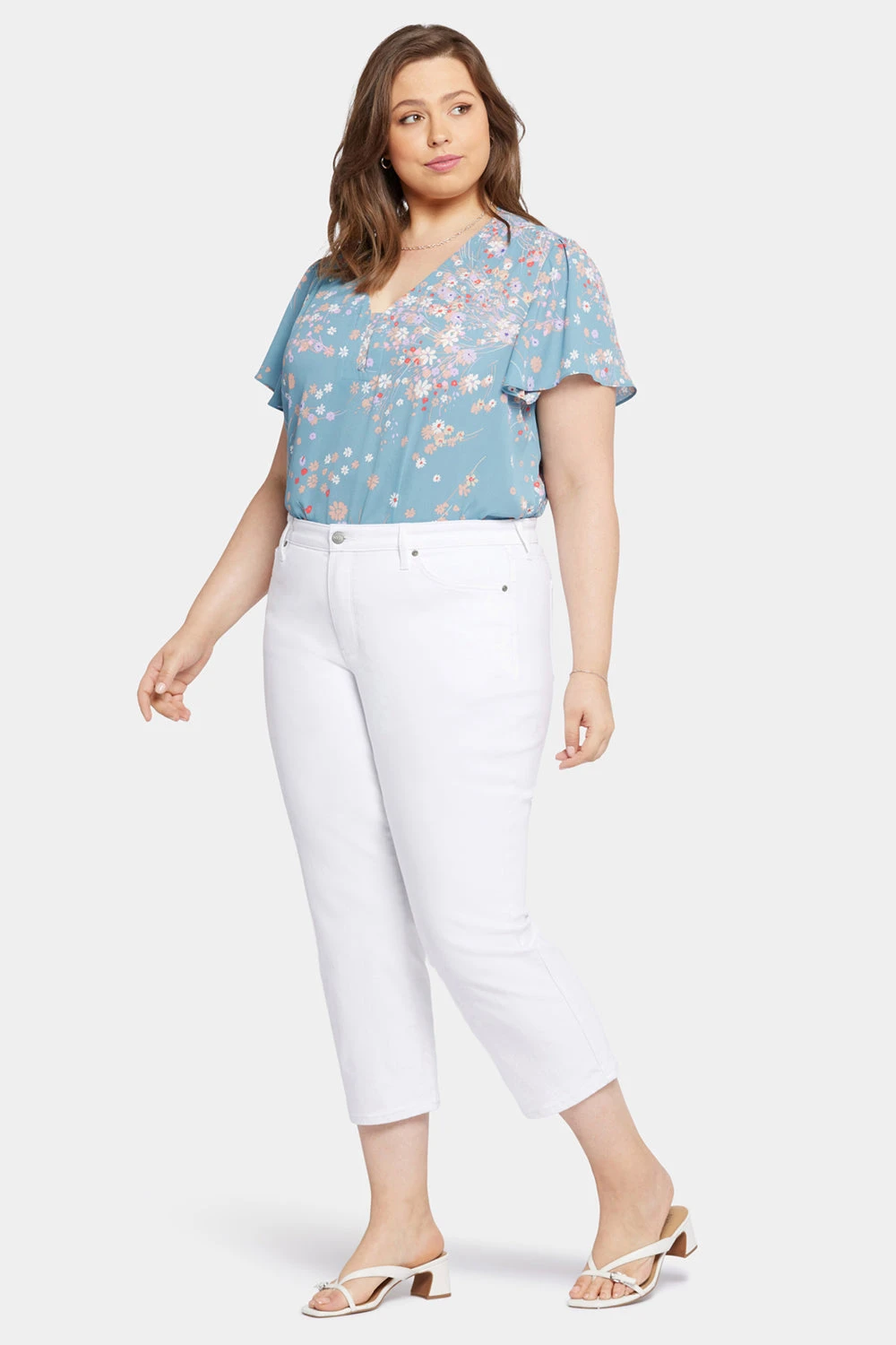Relaxed Piper Crop Jeans In Plus Size - Optic White 5 Relaxed Piper Crop Jeans In Plus Size - Optic White - Image 5