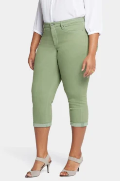Chloe Skinny Capri Jeans In Plus Size - English Ivy -Nydj Apparel Shop WCWDCP2829 EGIVY 3