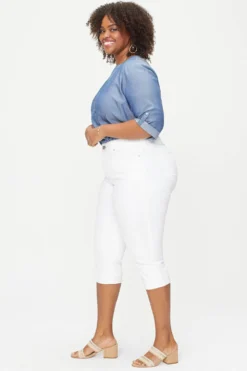 Marilyn Straight Crop Jeans In Plus Size - Optic White -Nydj Apparel Shop WCWDCR2389 157 6 b509bdc3 cc21 4e26 b662 6ddea05db562