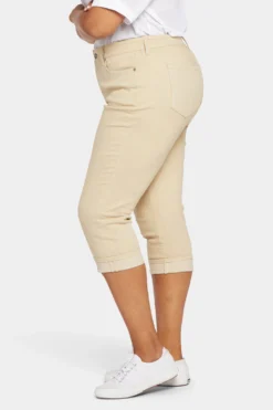 Marilyn Straight Crop Jeans In Plus Size - Butter 9 Marilyn Straight Crop Jeans In Plus Size - Butter -Nydj Apparel Shop WCWDCR2389 BUTTE 3