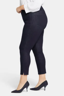 Skinny Ankle Pull-on Jeans In Plus Size - Rinse 9 Skinny Ankle Pull-on Jeans In Plus Size - Rinse -Nydj Apparel Shop WDNM1243 RINSE 3