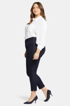 Skinny Ankle Pull-on Jeans In Plus Size - Rinse 11 Skinny Ankle Pull-on Jeans In Plus Size - Rinse -Nydj Apparel Shop WDNM1243 RINSE 5