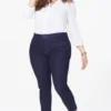 Alina Skinny Ankle Jeans In Plus Size - Rinse