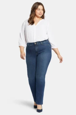 Marilyn Straight Jeans In Plus Size - Cooper -Nydj Apparel Shop WDNM2013 COOPE 4