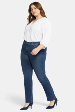 Marilyn Straight Jeans In Plus Size - Cooper -Nydj Apparel Shop WDNM2013 COOPE 5