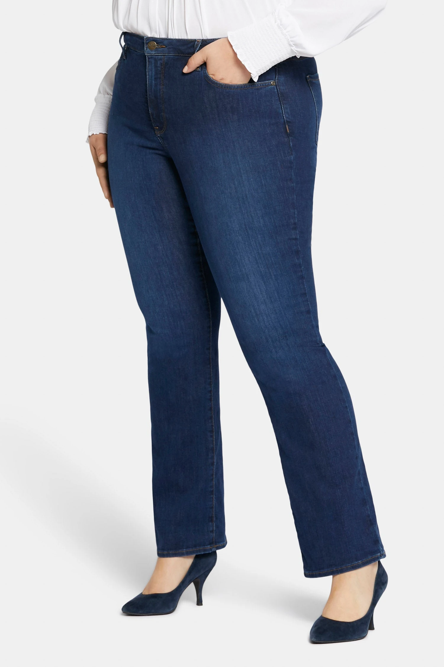Barbara Bootcut Jeans In Plus Size - Cooper 3 Barbara Bootcut Jeans In Plus Size - Cooper - Image 3