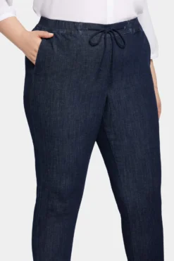 Slim Jogger Ankle Pants In Plus Size - Lightweight Rinse 12 Slim Jogger Ankle Pants In Plus Size - Lightweight Rinse -Nydj Apparel Shop WDTFSA8145 LWRS 6