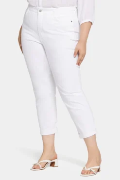 Margot Girlfriend Jeans In Plus Size - Optic White -Nydj Apparel Shop WFOS8649 157 3