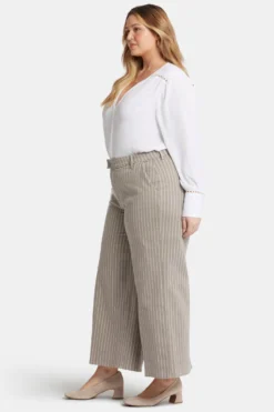 Mona Wide Leg Trouser Ankle Jeans In Plus Size - Boardwalk Stripe 10 Mona Wide Leg Trouser Ankle Jeans In Plus Size - Boardwalk Stripe -Nydj Apparel Shop WFOS8908 BRDWS 5