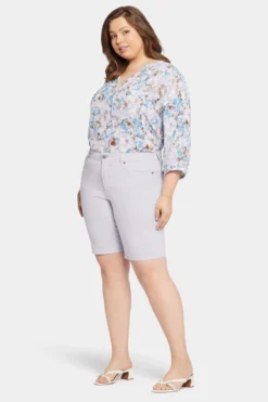 Briella 11 Inch Denim Shorts In Plus Size - Fairytale -Nydj Apparel Shop WFOSBS8556 FAIRY 5 20533e22 357c 4a10 ba86 595c347d121b