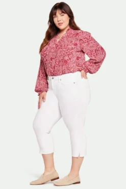 Chloe Capri Jeans In Plus Size - Optic White 11 Chloe Capri Jeans In Plus Size - Optic White -Nydj Apparel Shop WFOSCP8061 157 5