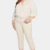 Chloe Capri Jeans In Plus Size - Feather