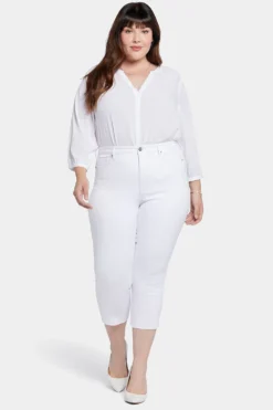 Chloe Capri Jeans In Plus Size - Optic White 9 Chloe Capri Jeans In Plus Size - Optic White -Nydj Apparel Shop WFOSCP8865 157 4