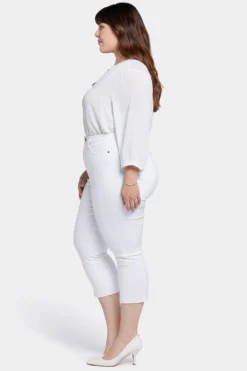 Chloe Capri Jeans In Plus Size - Optic White 10 Chloe Capri Jeans In Plus Size - Optic White -Nydj Apparel Shop WFOSCP8865 157 5