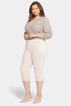 Marilyn Straight Crop Jeans In Plus Size - Pink Dusk 10 Marilyn Straight Crop Jeans In Plus Size - Pink Dusk -Nydj Apparel Shop WFOSCR2389 PKDUS 5