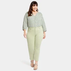 Marilyn Straight Ankle Jeans In Plus Size - Beginning -Nydj Apparel Shop WFOSMA2512 BGNG DPA