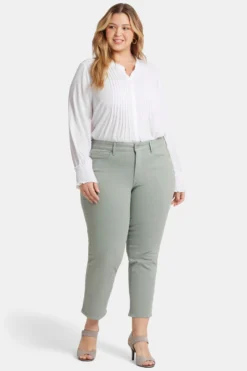 Marilyn Straight Ankle Jeans In Plus Size - Lily Pad -Nydj Apparel Shop WFOSMA2512 LLYPD 4
