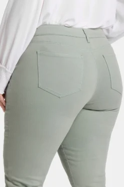Marilyn Straight Ankle Jeans In Plus Size - Lily Pad -Nydj Apparel Shop WFOSMA2512 LLYPD 6