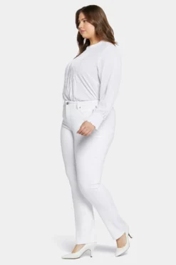 Marilyn Straight Jeans In Plus Size - Optic White -Nydj Apparel Shop WFOSMS2299 157 5 2589e689 6d51 4117 a087 af9c6e1c7596