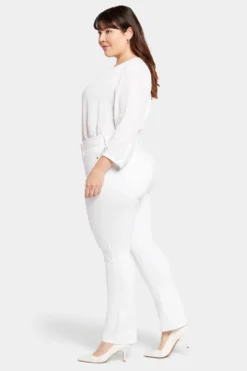 Waist-Match™ Marilyn Straight Jeans In Plus Size - Optic White -Nydj Apparel Shop WFOSMS8573 157 5