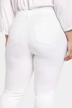 Waist-Match™ Marilyn Straight Jeans In Plus Size - Optic White -Nydj Apparel Shop WFOSMS8573 157 6