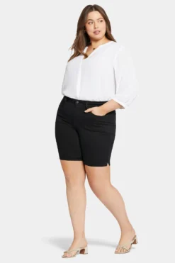 Ella Denim Shorts In Plus Size - Black 10 Ella Denim Shorts In Plus Size - Black -Nydj Apparel Shop WFOSSH2874 858 5