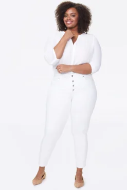 Ami Skinny Ankle Jeans In Plus Size - Optic White -Nydj Apparel Shop WFOZAA2966 157 5 scaled