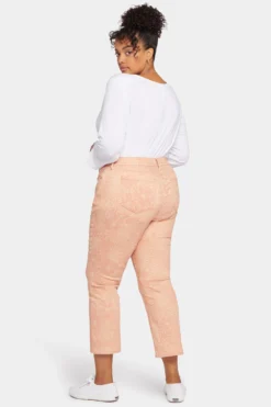 Marilyn Straight Ankle Jeans In Plus Size - Mirage Leopard 12 Marilyn Straight Ankle Jeans In Plus Size - Mirage Leopard -Nydj Apparel Shop WFOZMA2512 MIRAG 6